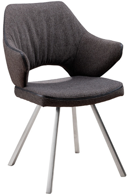 Fabric Upholstered Leisure Dining Chair in Various Colors